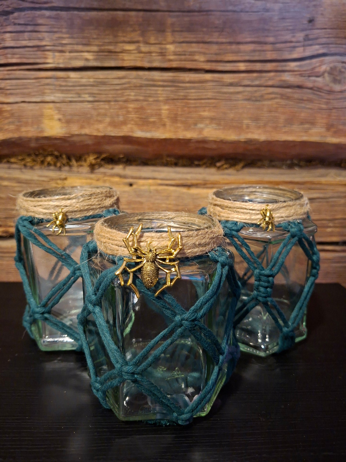 Moon web jars - kynttilälyhtysetti