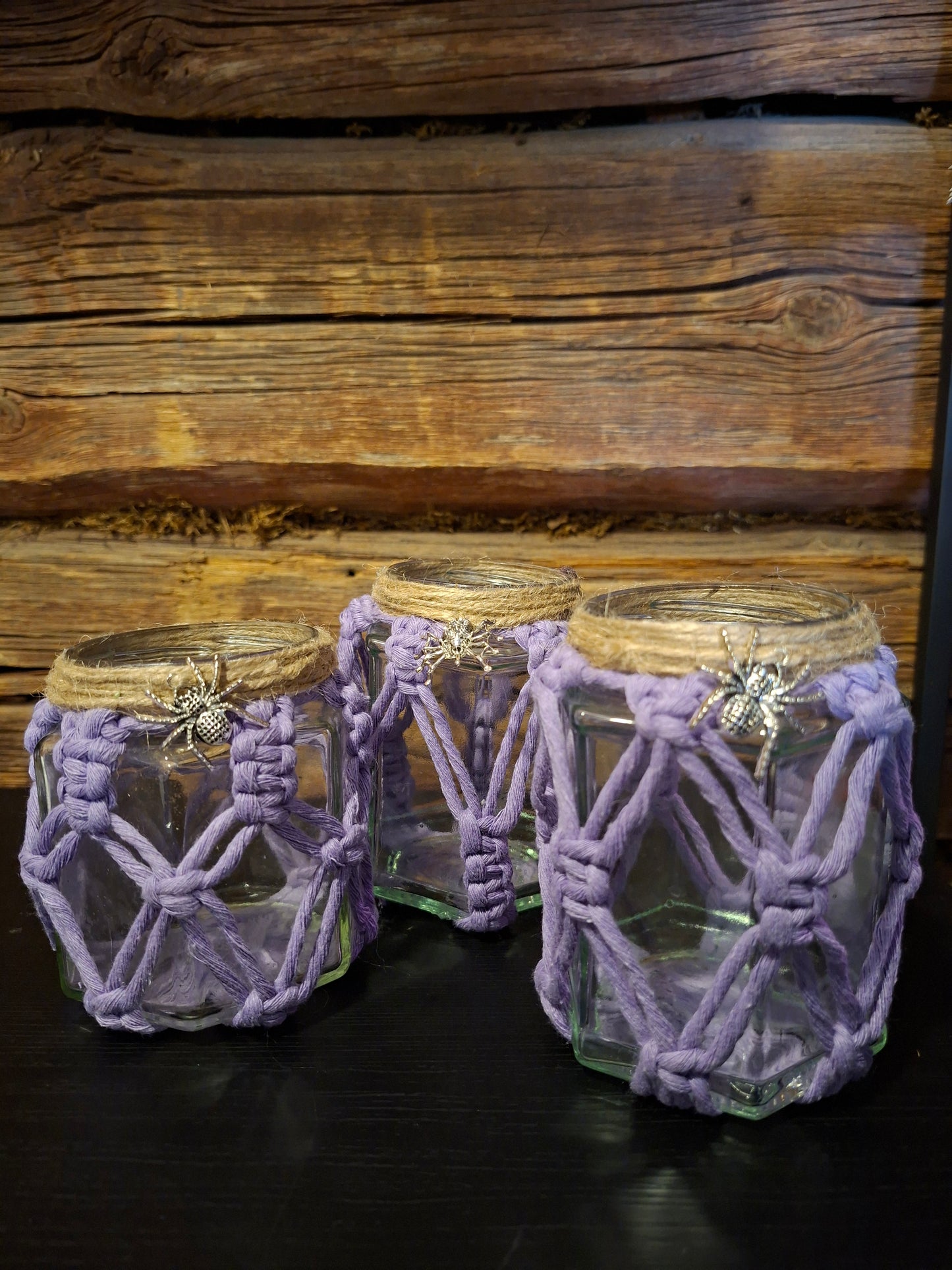Moon web jars - kynttilälyhtysetti