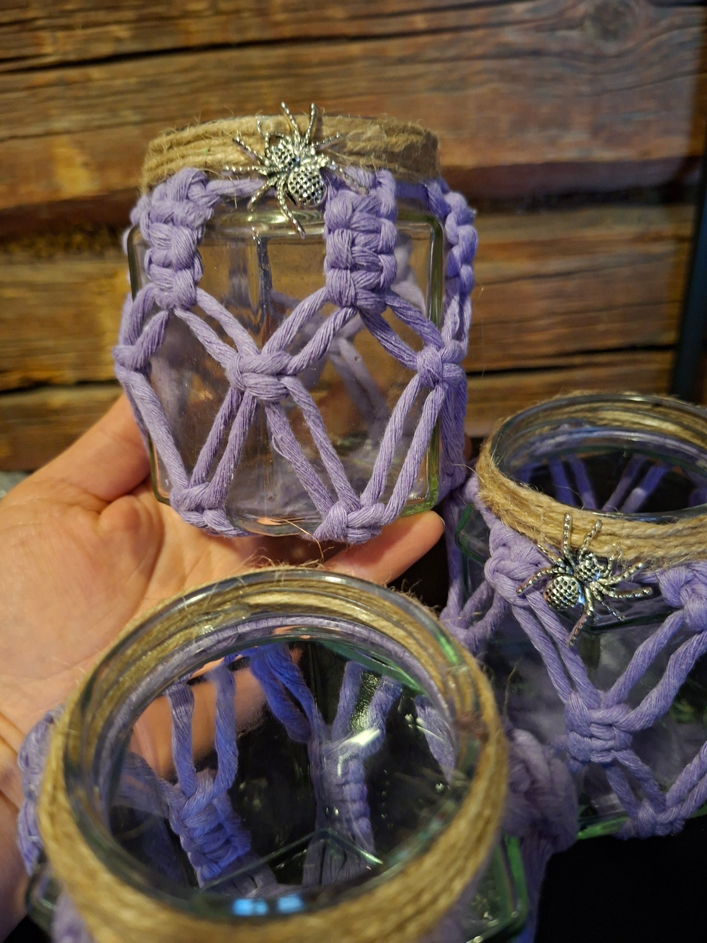Moon web jars - kynttilälyhtysetti